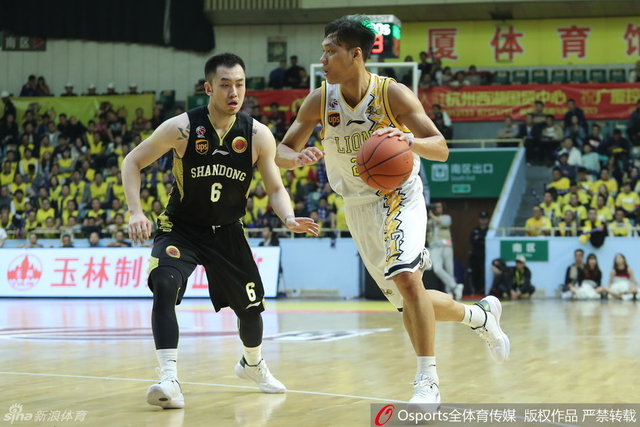 浙江广厦vs山东高速 林志杰进攻