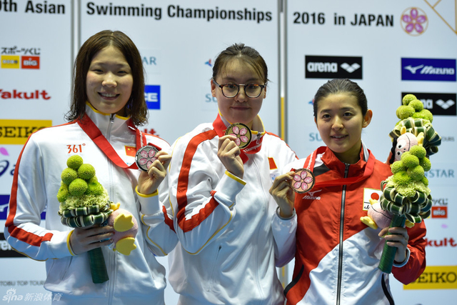 游泳亚锦赛傅园慧摘金