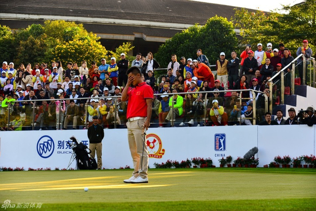 张蕙麟在18洞果岭