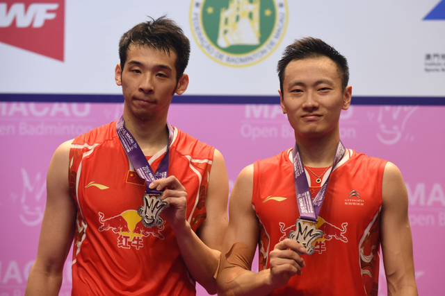 张楠、鲁恺获男双亚军