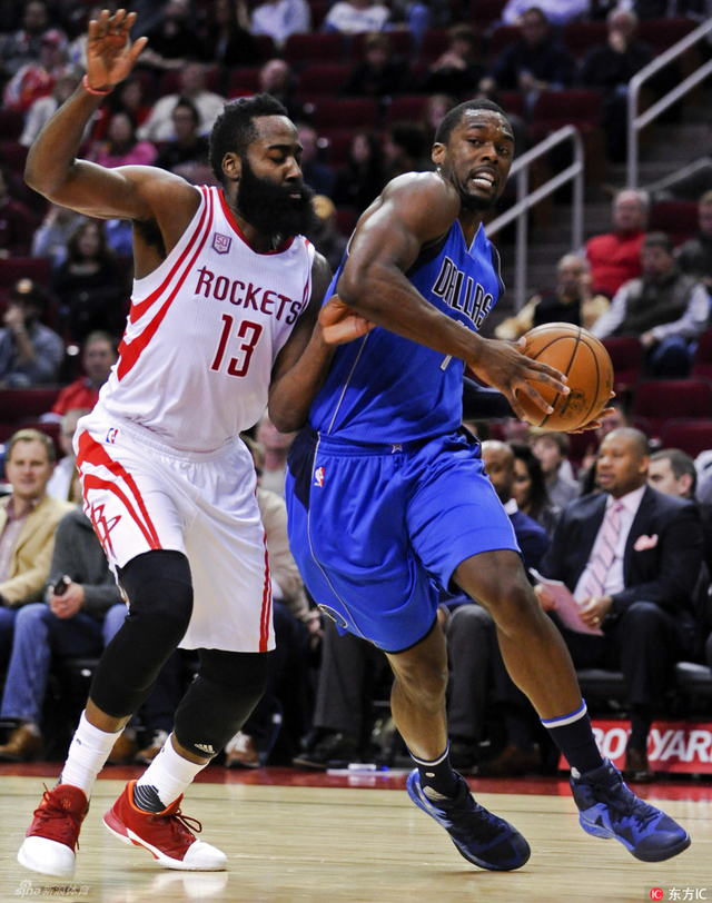 哈登严防巴恩斯