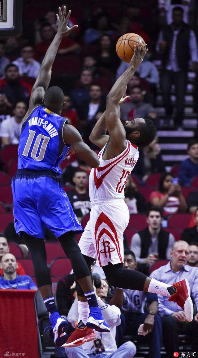 哈登高难度抛投