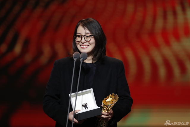 傅园慧获得最受欢迎女运动员奖