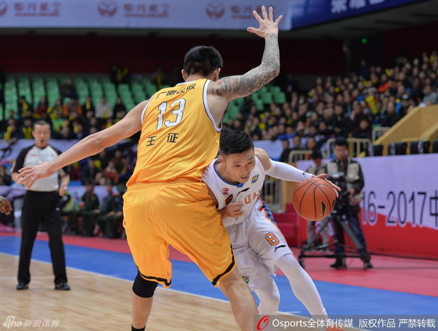 四川品胜vs浙江广厦 刘炜强突