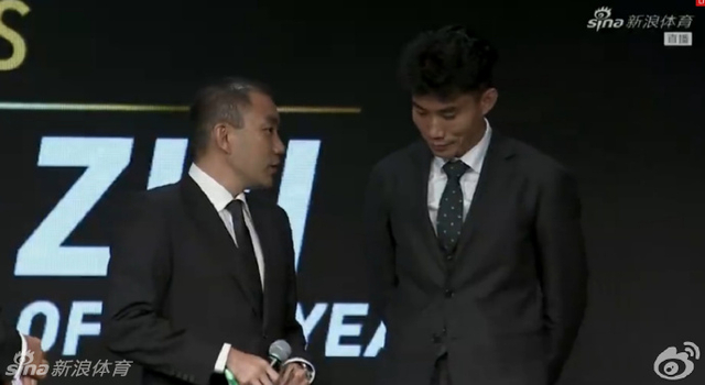 郑智发表获奖感言