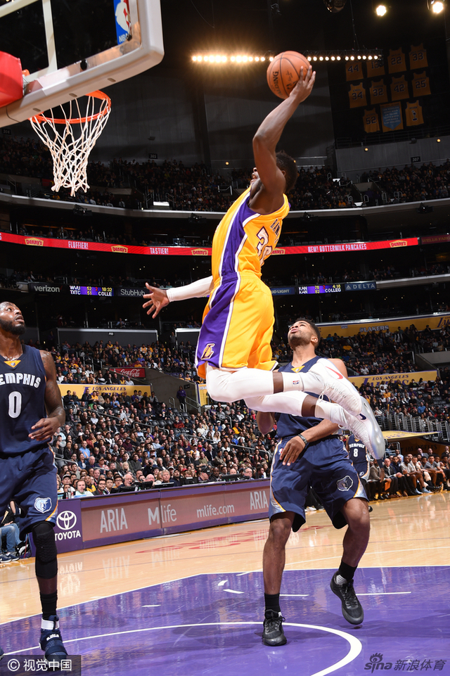 兰德尔单手劈扣