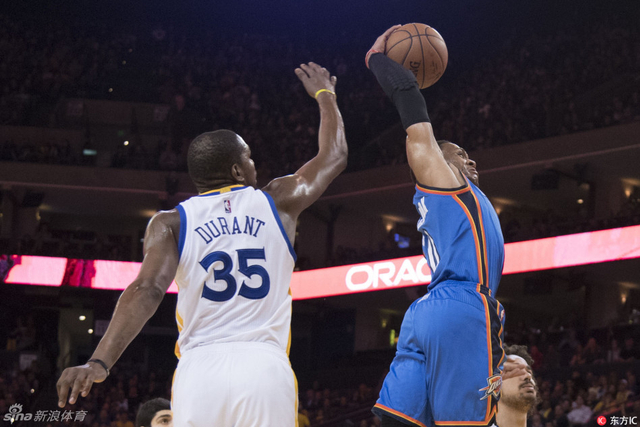 杜兰特追防威少