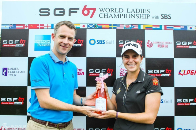 世界女子锦标赛次轮一杆进洞