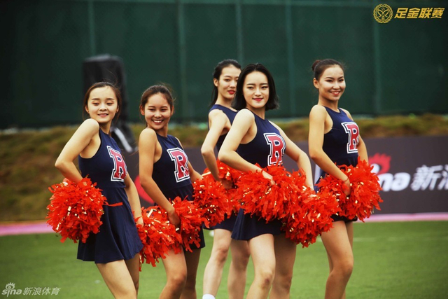 足金联赛泉州站啦啦队动感出镜