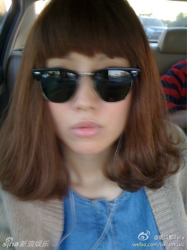 姚贝娜好声音首秀获赞 生活照活力斗鸡眼搞怪 