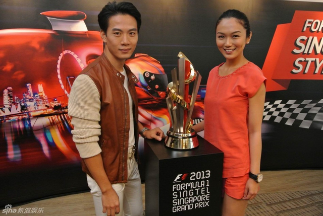 戚玉武携手白薇秀为F1助力