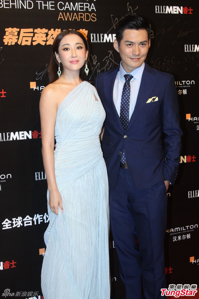 严宽 杜若溪夫妻档亮相