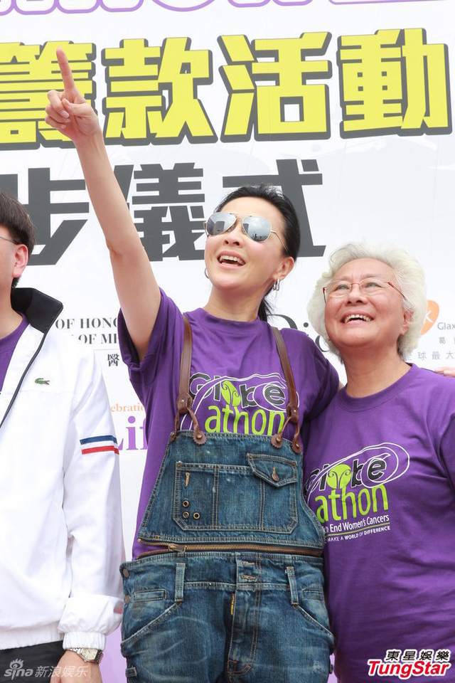 刘嘉玲以抗癌大使身份出席筹款活动