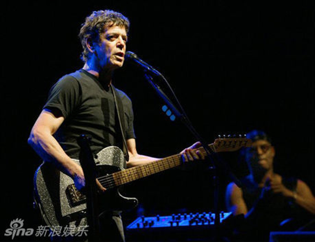 中年时期的Lou Reed