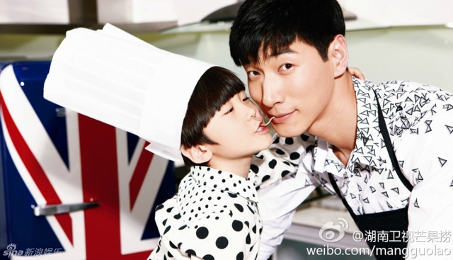 张亮天天父子化身大厨