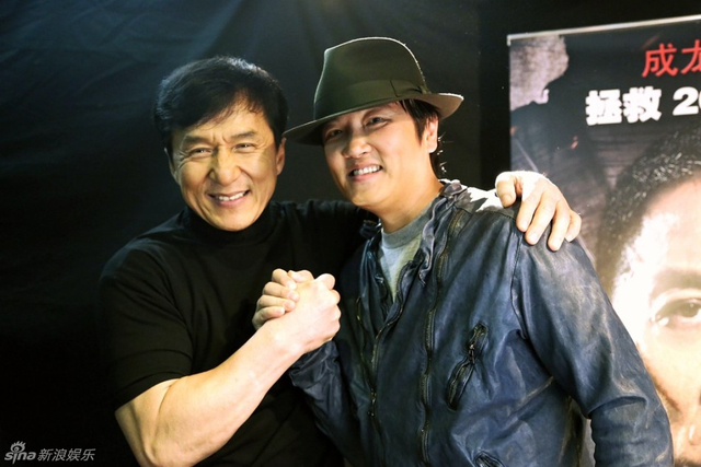 成龙孙楠录歌花絮曝光