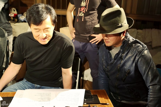 孙楠与成龙后台