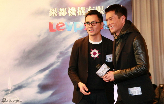 在香港举办开机发布会,导演林德禄携主演古天乐,林家栋,王敏德等亮相