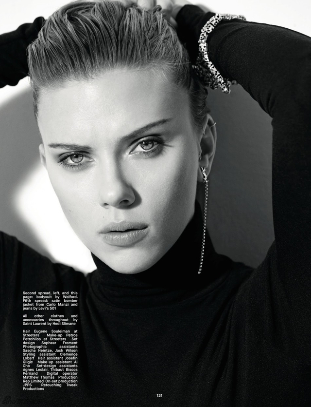 斯嘉丽杂志封面大片 冷艳清新双面女神