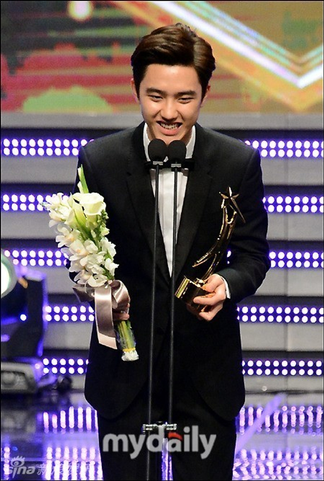D.O领奖