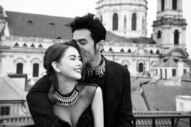 周杰伦昆凌婚纱照浪漫唯美