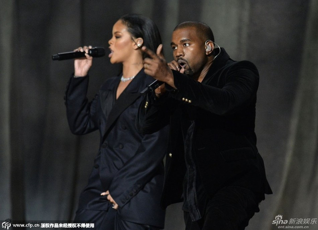 蕾哈娜联手坎耶-维斯特献唱