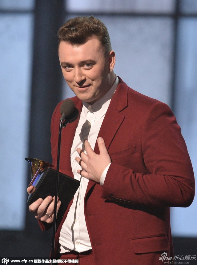 萨姆-史密斯获最佳新人