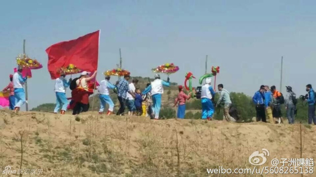 摄制组进山拍摄