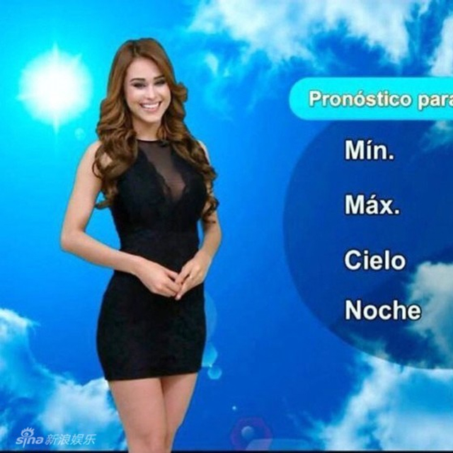 Yanet Garcia播报天气