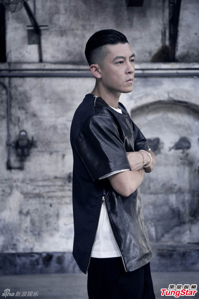 陈冠希最新皮衣写真曝光 风格不羁个性足