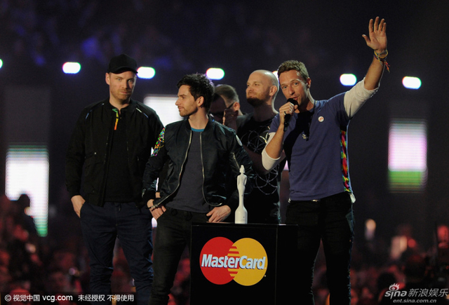 最佳英国组合奖 酷玩乐队