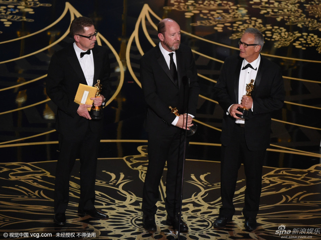 最佳混音奖获：《疯狂的麦克斯：狂暴之路》 