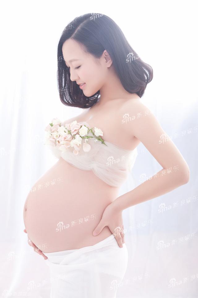 邓婕怀孕图片