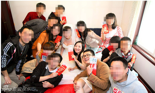 宋喆与杨慧共同参加婚礼