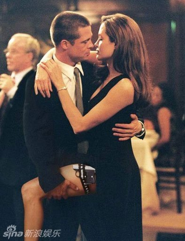 朱莉皮特昔日恩爱瞬间盘点