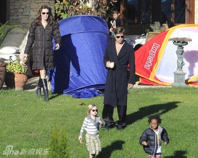 朱莉皮特昔日恩爱瞬间盘点