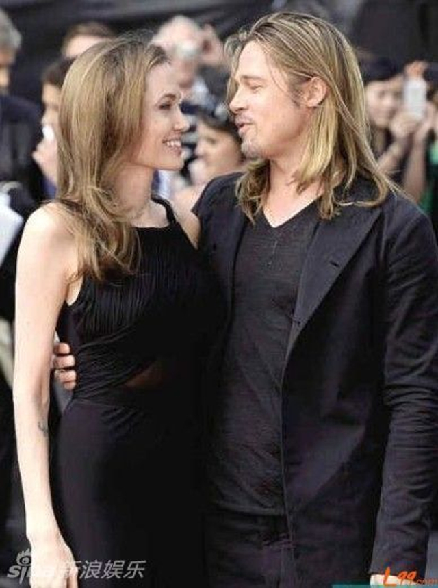 朱莉皮特昔日恩爱瞬间盘点