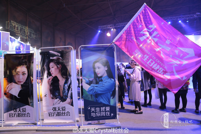 张天爱展位