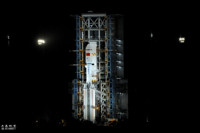 文昌航天发射场成功发射长征7号火箭精彩瞬间