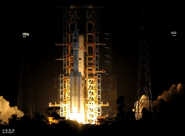 文昌航天发射场成功发射长征7号火箭精彩瞬间