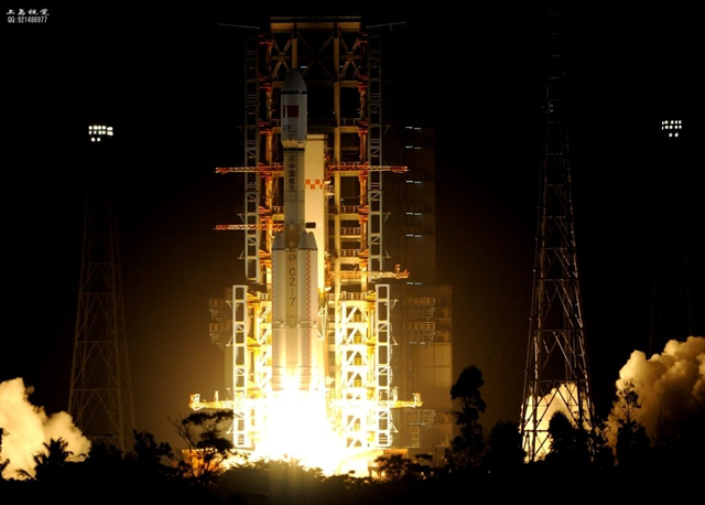 文昌航天发射场成功发射长征7号火箭精彩瞬间