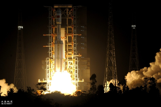 文昌航天发射场成功发射长征7号火箭精彩瞬间