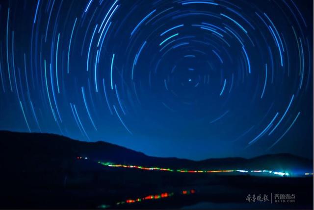 摄影爱好者拍了两张滕州的星空美得像壁纸 新浪图片