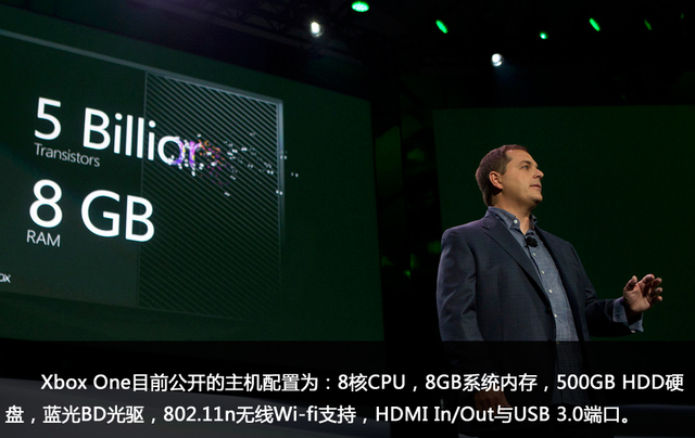 微软发布Xbox One游戏主机:搭配全新Kinect