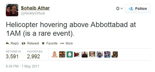 新闻事件中的Twitter：本拉登死讯