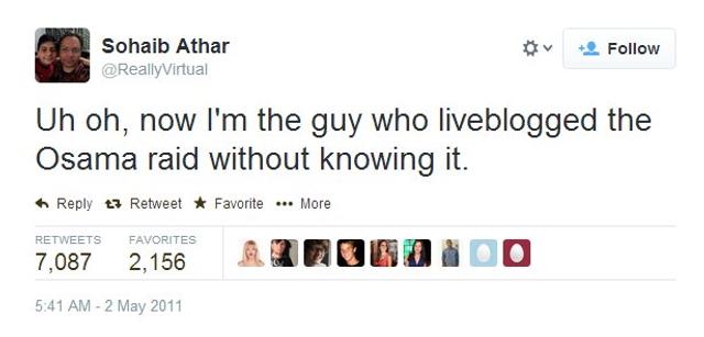 新闻事件中的Twitter：本拉登死讯