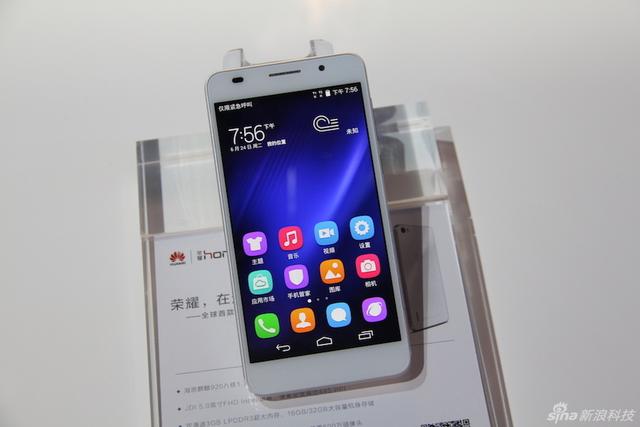 华为荣耀6真机现场实拍