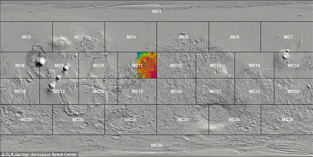 细节空前的火星3D地图:看水和熔岩曾如何流动