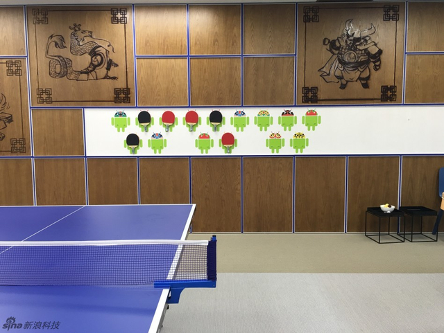 Google乒乓球装饰