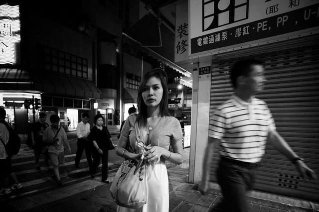 黑镜头：香港九龙的夜晚